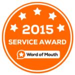 V Custom Blinds 2015 Word of Mouth Service Award